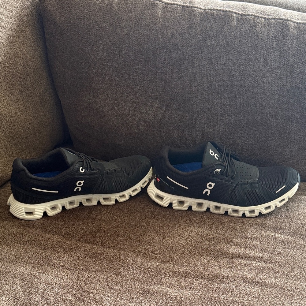 On Running Women's Cloudrunner Sneakers in Black/White